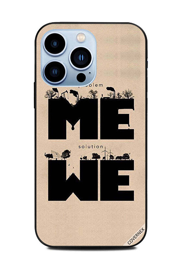 Protective Case Cover For Apple iPhone 13 Pro Problem Me Solution We - 1