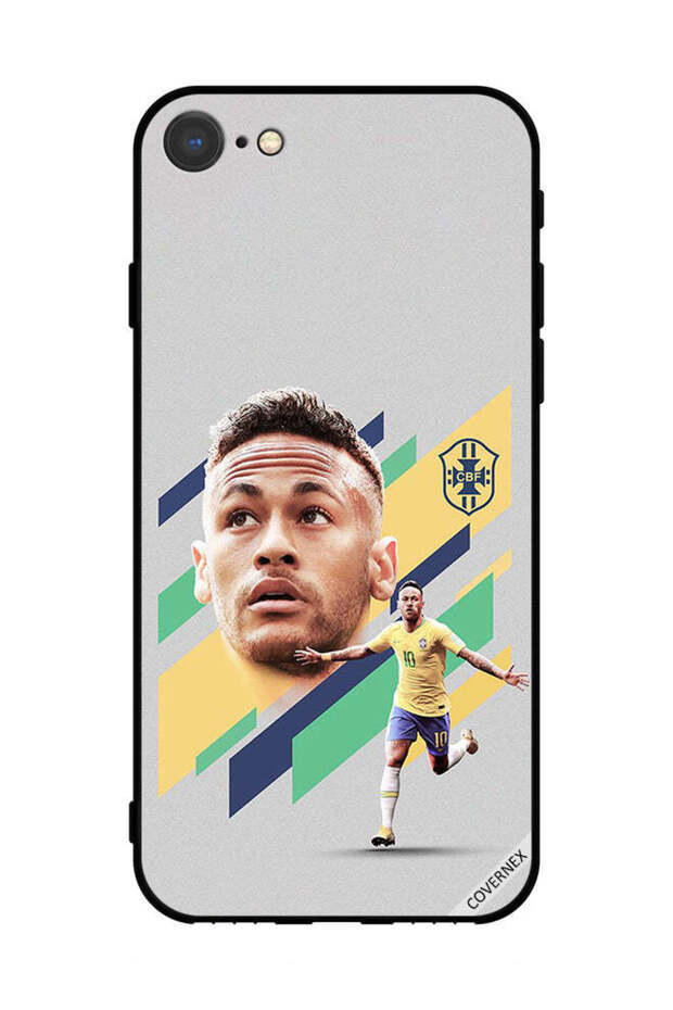 غطاء حماية لهاتف Apple iPhone 8 - رسم نيمار