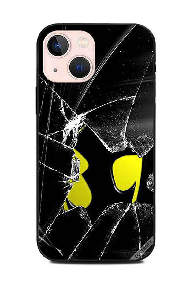 غطاء حماية لهاتف Apple iPhone 13 Mini - طباعة زجاج مكسور