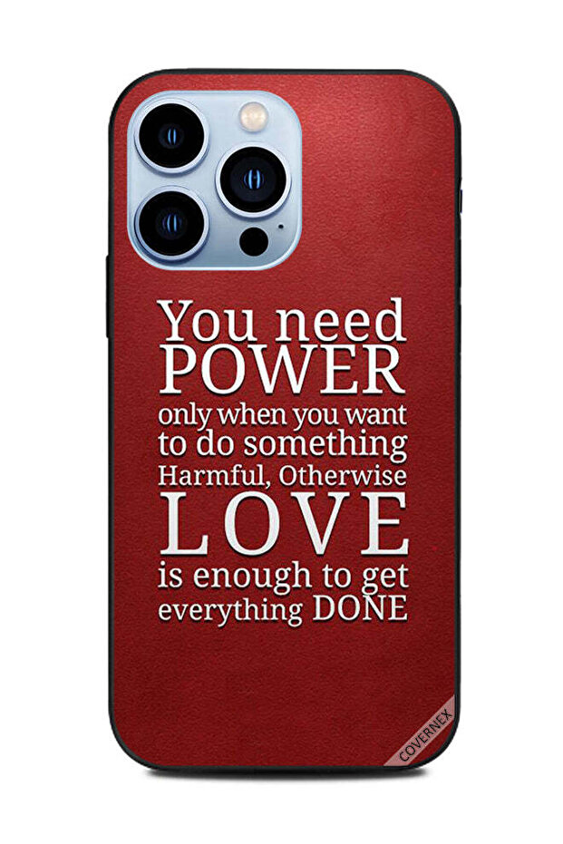غطاء حماية لهاتف Apple iPhone 13 Pro - الحب يكفي