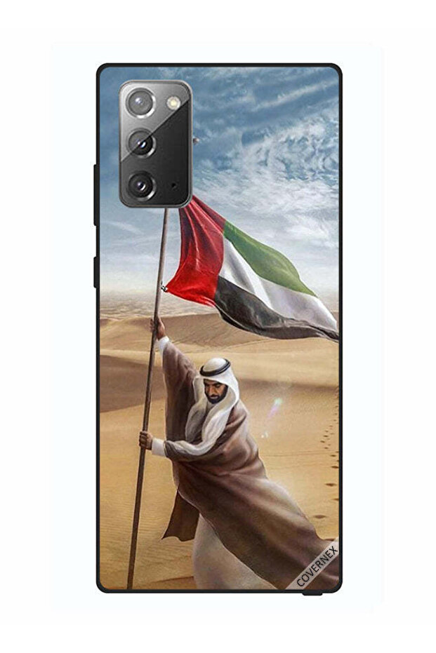 غطاء حماية لهاتف سامسونج جالكسي نوت 20 - علم الإمارات العربية المتحدة - زايد