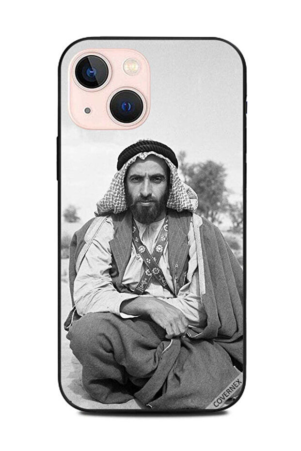 غطاء حماية لهاتف أبل آيفون 13 ميني صورة الشيخ زايد القديمة
