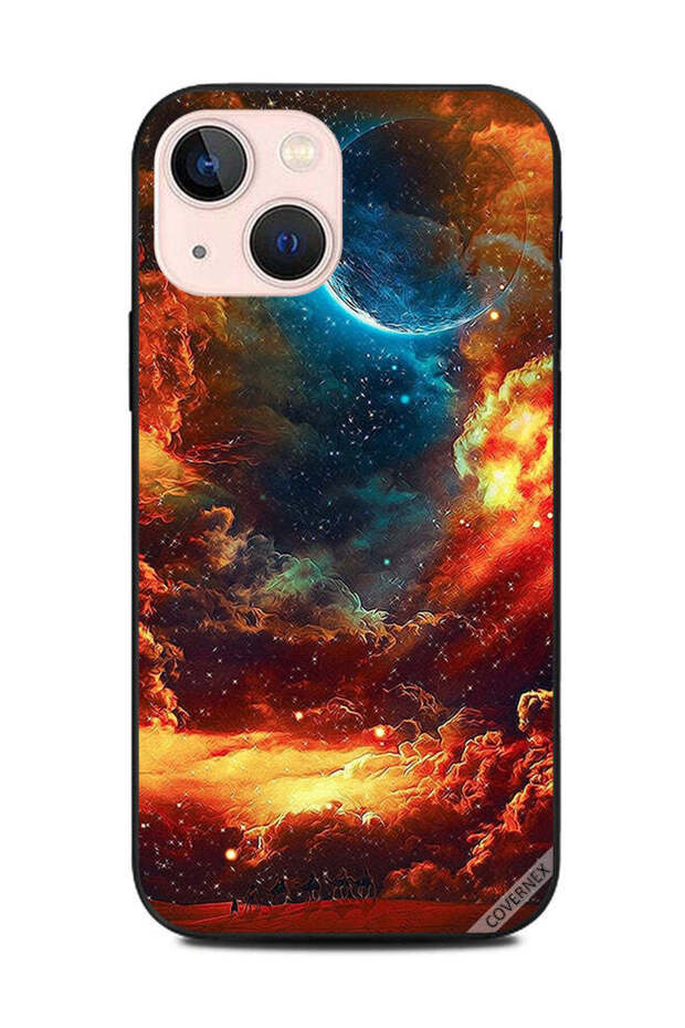 غطاء حماية لهاتف Apple iPhone 13 Mini بألوان العواصف الرملية