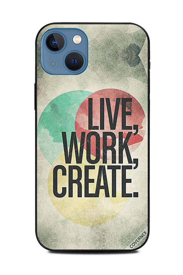 غطاء حماية لهاتف Apple iPhone 13 Live Work Create