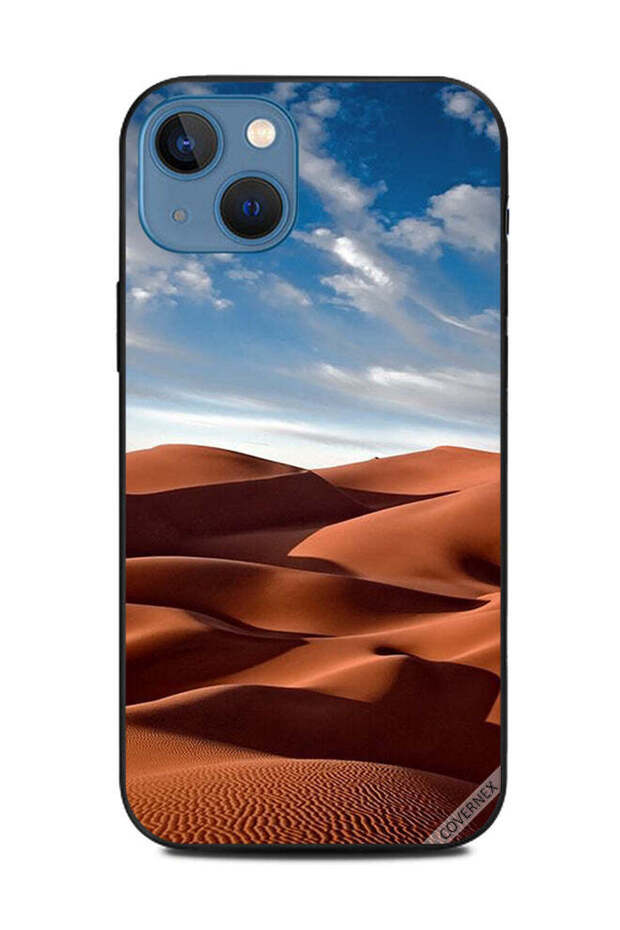 غطاء حماية لهاتف Apple iPhone 13 - صحراء وغيوم في سماء زرقاء