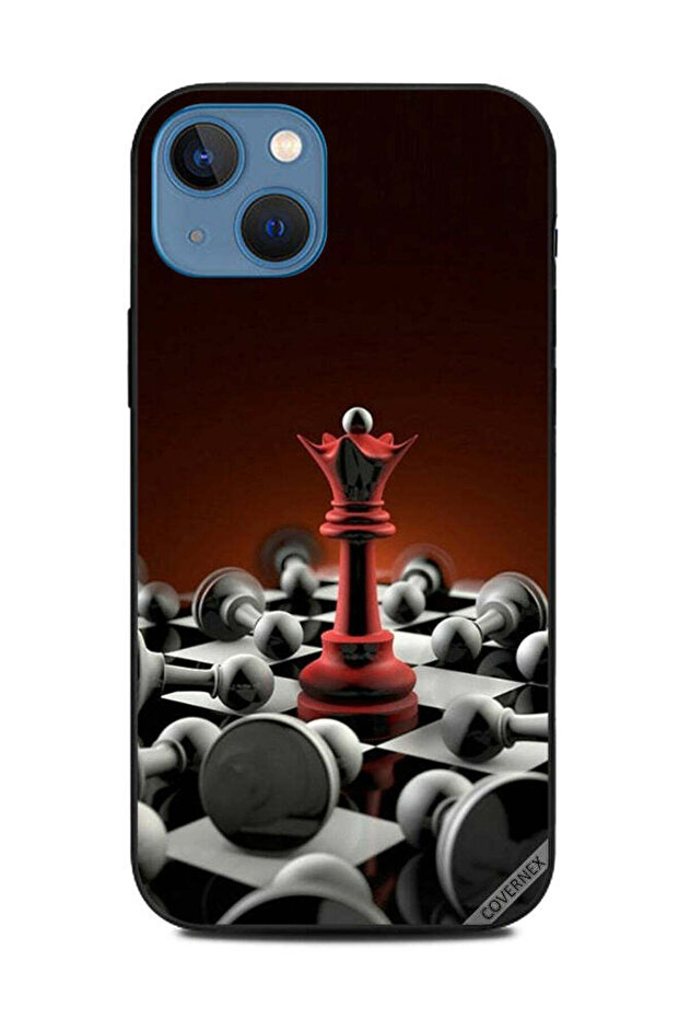غطاء حماية لهاتف Apple iPhone 13 ملكة الشطرنج