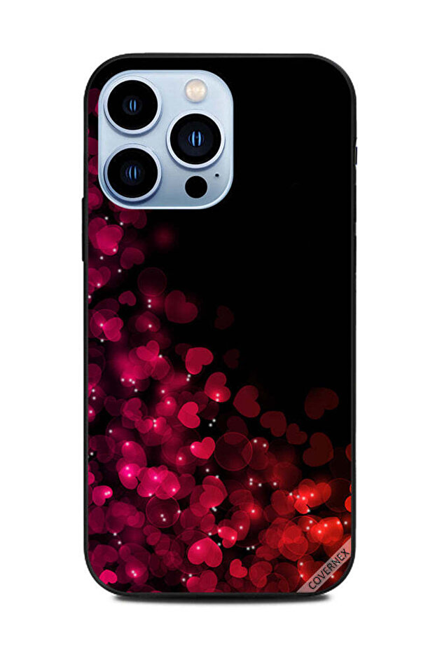 غطاء حماية لهاتف Apple iPhone 13 Pro - قلوب صغيرة