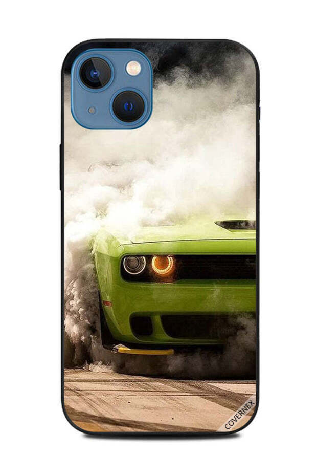غطاء حماية لجهاز Apple iPhone 13 Shelby Green Light On