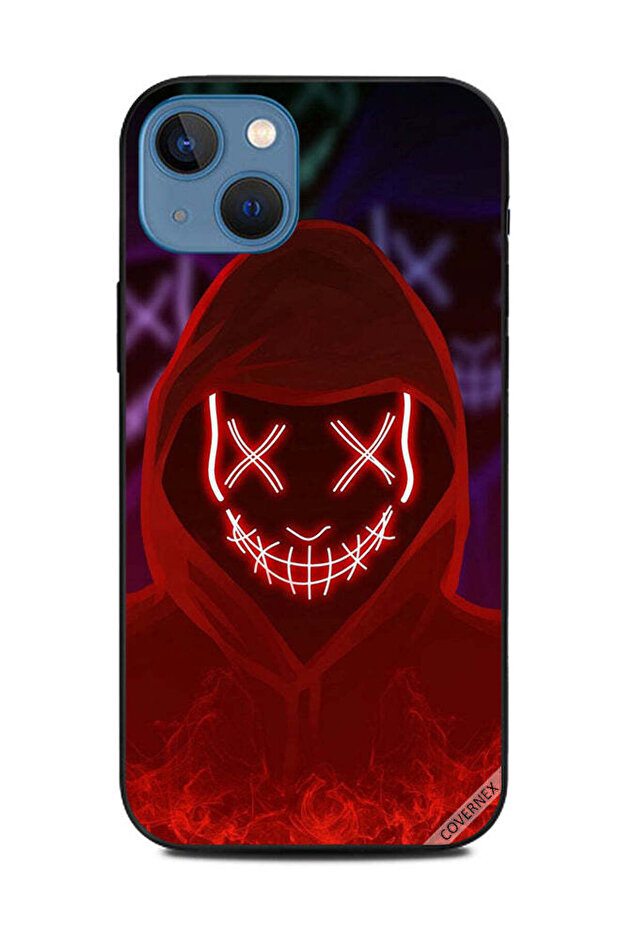 غطاء حماية لهاتف Apple iPhone 13 رجل باللون الأحمر