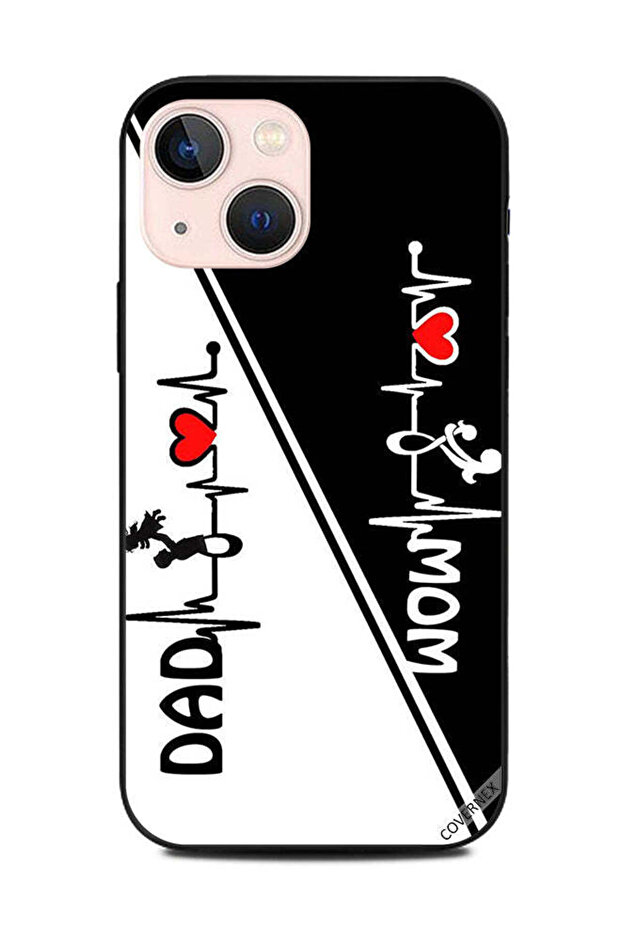 غطاء حماية لهاتف Apple iPhone 13 Mini - حب الأم والأب