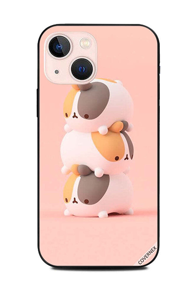 غطاء حماية لهاتف Apple iPhone 13 Mini - مجموعة باندا