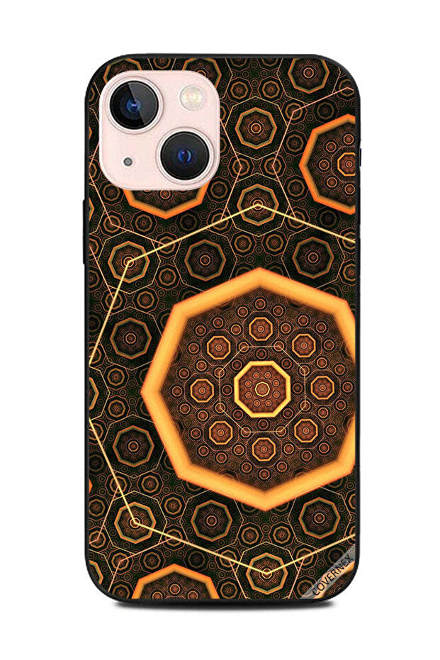 غطاء حماية لهاتف Apple iPhone 13 Mini بتصميم سداسي