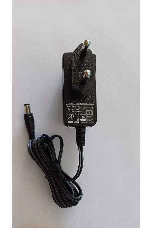 9V - 0.6A Splitter/modem Adsl Vdsl Adaptörü Orijinaldir Model: T090060-2C1 Arduino Uyumlu - 1