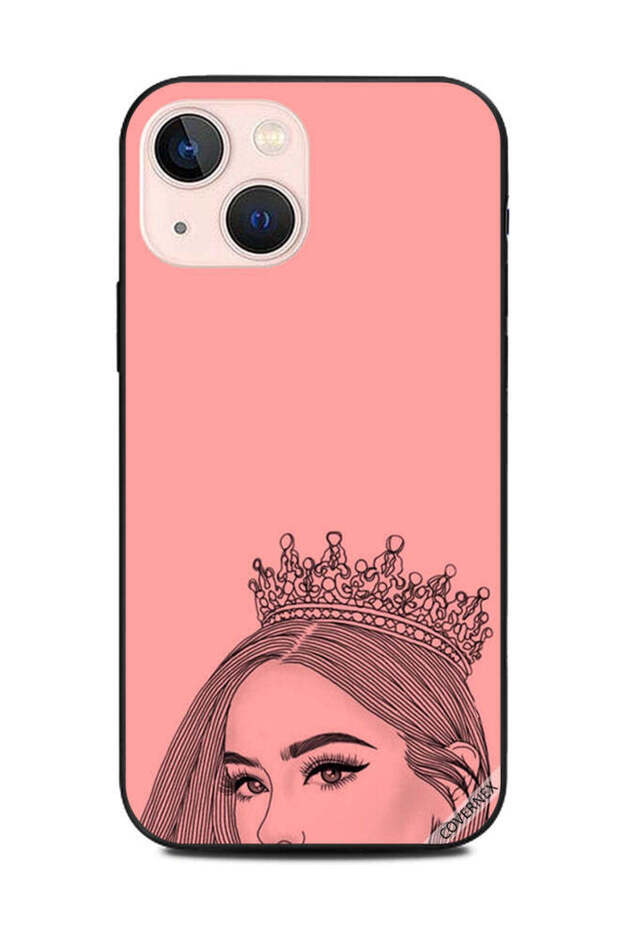 غطاء حماية لهاتف Apple iPhone 13 Mini Queen Girl في الأسفل