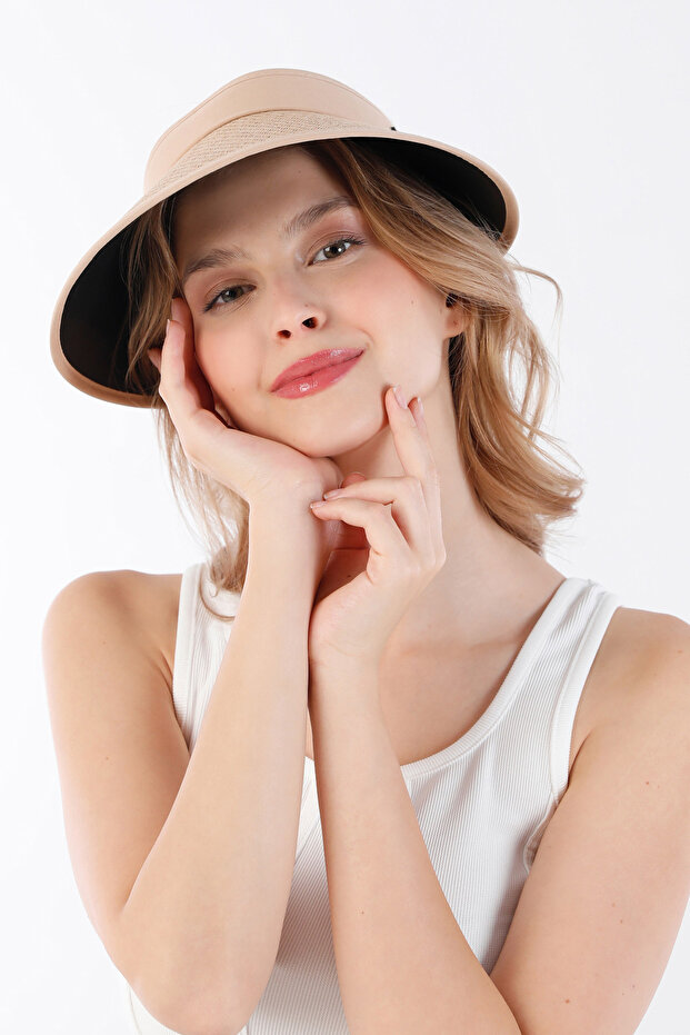 Siperli Ayarlanabilir Hasır Şapka - 4