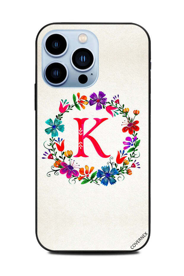 غطاء حماية لهاتف Apple iPhone 13 Pro حرف K