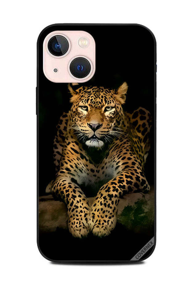 غطاء حماية لهاتف Apple iPhone 13 Mini Leopard