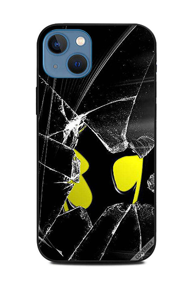 غطاء حماية لهاتف Apple iPhone 13 مطبوع عليه زجاج مكسور