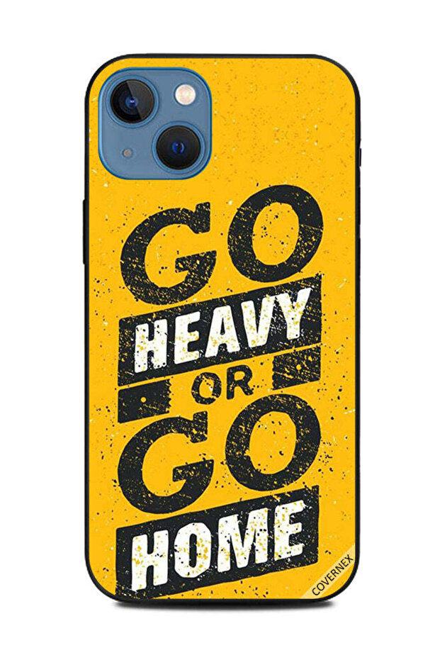 Protective Case Cover For Apple iPhone 13 Go Heavy Or Go Home