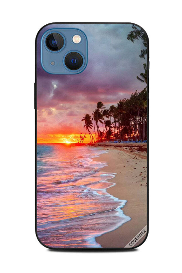 غطاء حماية لهاتف Apple iPhone 13 Sunrise At Beach