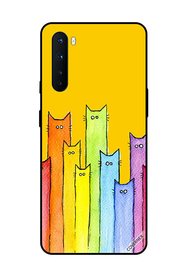 غطاء حماية لهاتف OnePlus Nord - فن دمية القطة