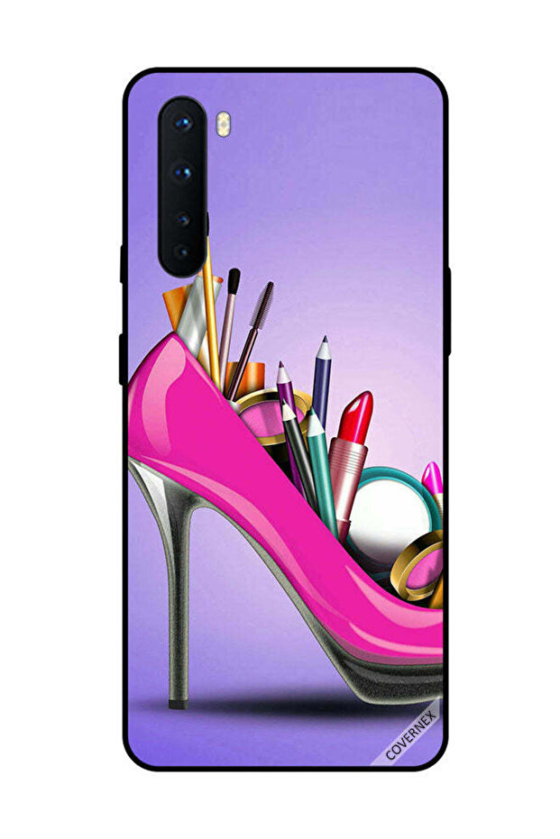 غطاء حماية لهاتف OnePlus Nord Shoe مع مكياج