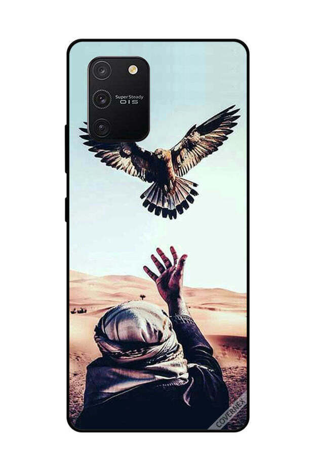 غطاء حماية لهاتف سامسونج جالاكسي S10 لايت - النسر يعود إلى اليد