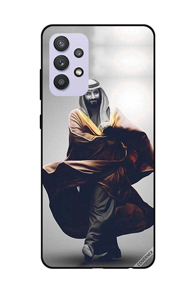 غطاء حماية لهاتف سامسونج جالاكسي A32 5G محمد بن سلمان يمشي