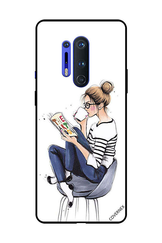 غطاء حماية لهاتف OnePlus 8 Pro جاهز للكتاب الفني