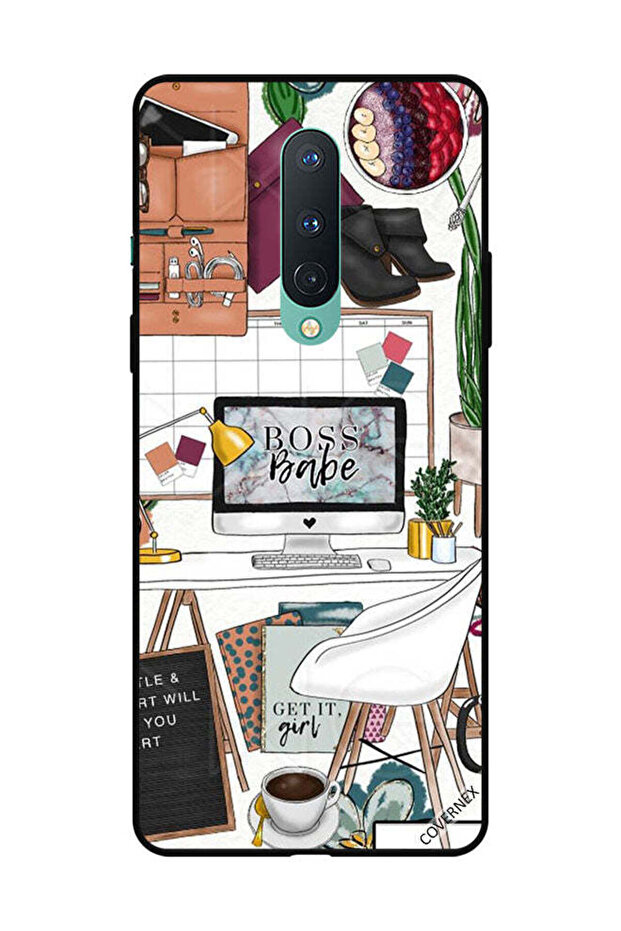 غطاء حماية لهاتف OnePlus 8 Boss Babe