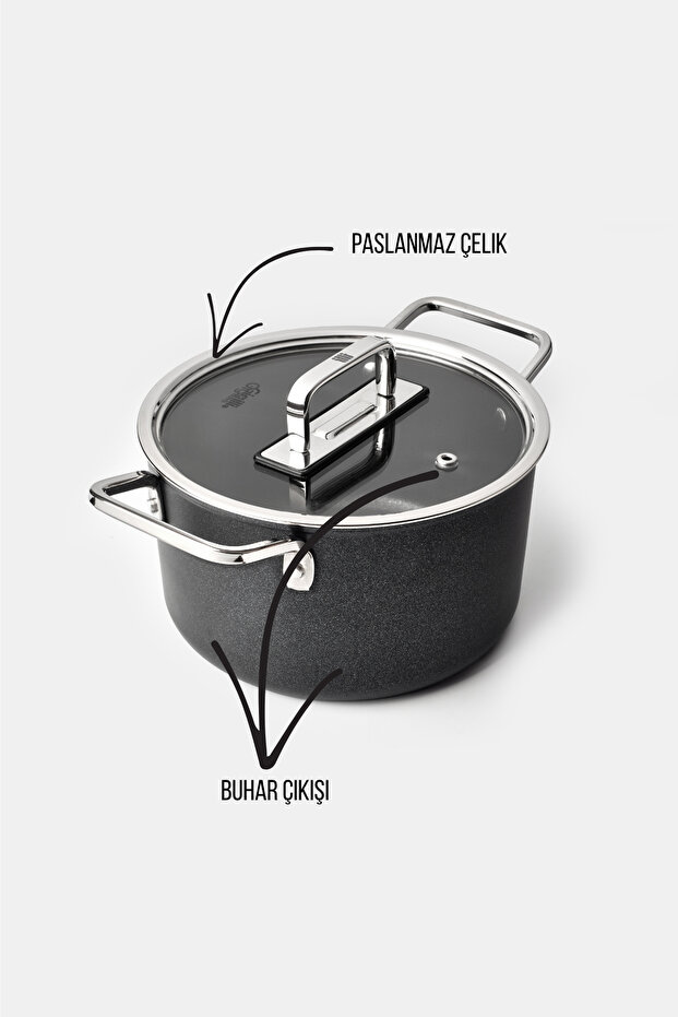 Fin Diamond Tencere 20 cm - 7