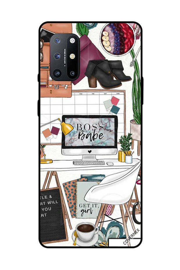 غطاء حماية لهاتف OnePlus 8T Boss Babe