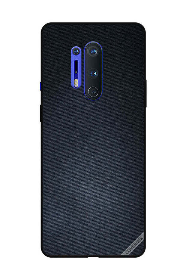 غطاء حماية لهاتف OnePlus 8 Pro بنقشة جينز سوداء