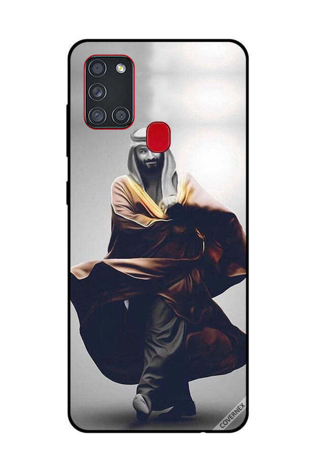 غطاء حماية لهاتف سامسونج جالكسي A21S محمد بن سلمان يمشي