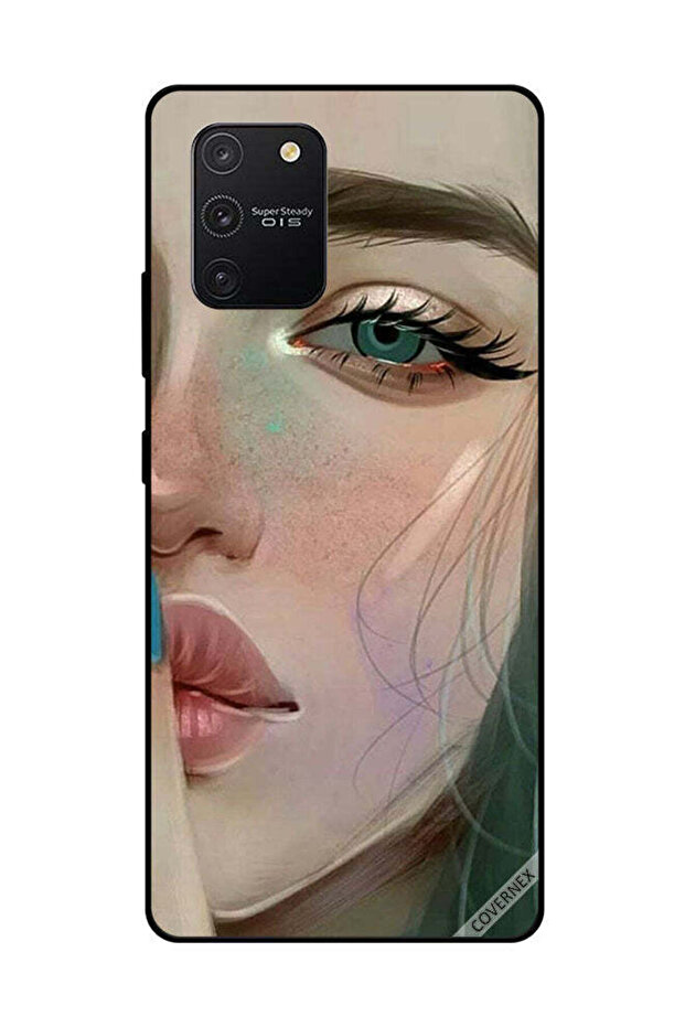 غطاء حماية لهاتف سامسونج جالاكسي S10 لايت، ششش، إنها حزينة