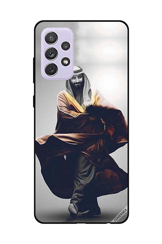 غطاء حماية لهاتف سامسونج جالكسي A72 محمد بن سلمان يمشي