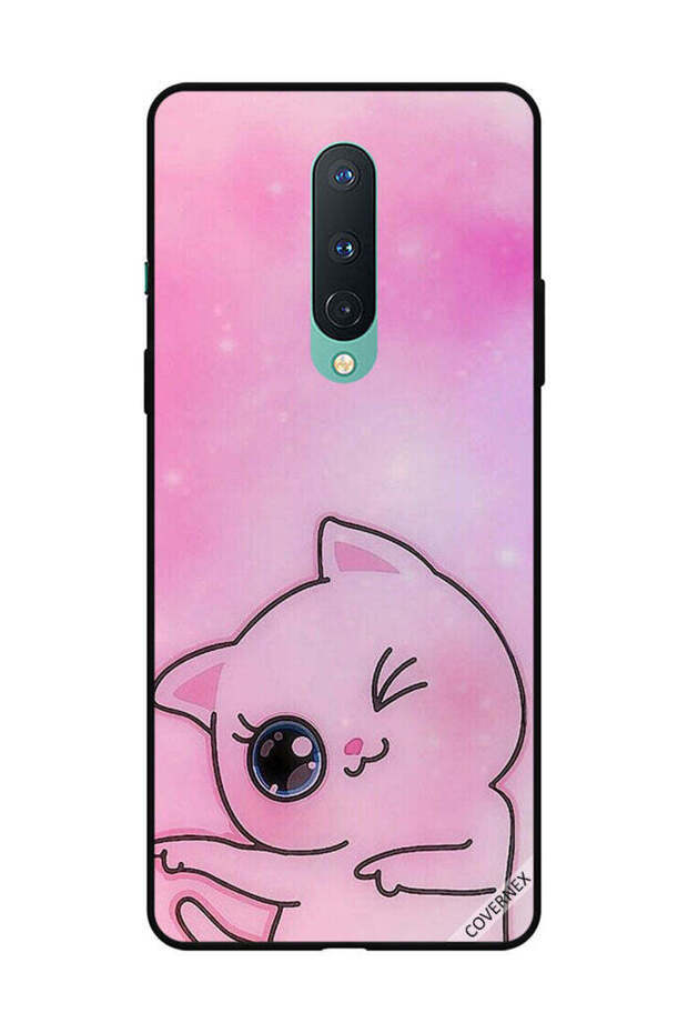غطاء حماية لهاتف OnePlus 8 Go This Way Kitten