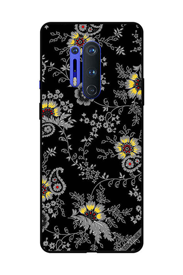 غطاء حماية لهاتف OnePlus 8 Pro رمادي زهري أسود