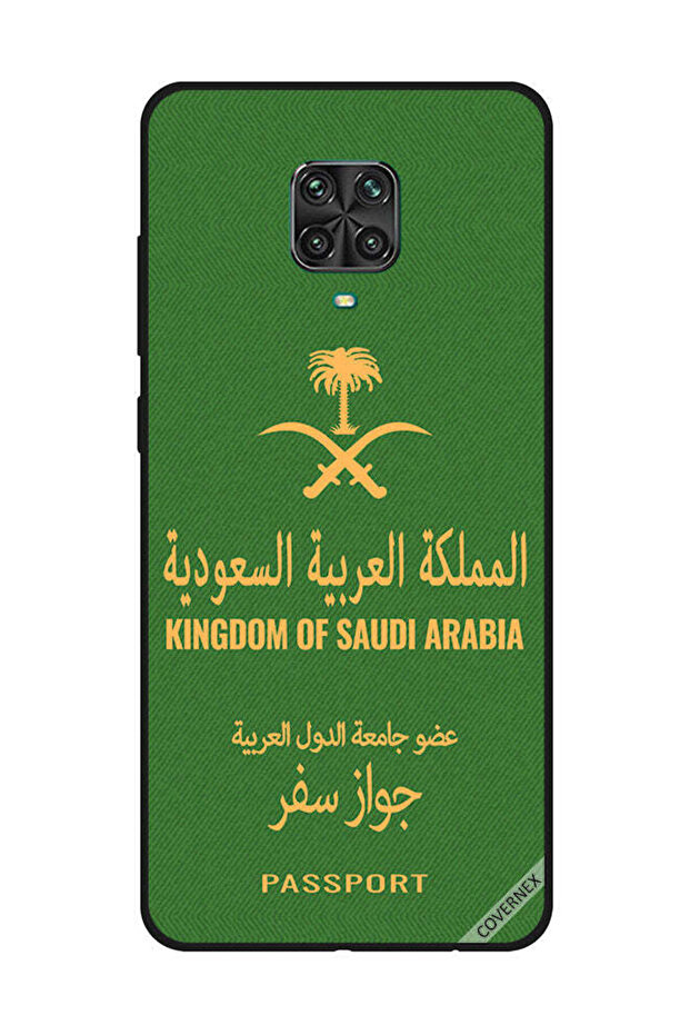 غطاء حماية لهاتف شاومي ريدمي نوت 9S/9 برو - جواز سفر المملكة العربية السعودية