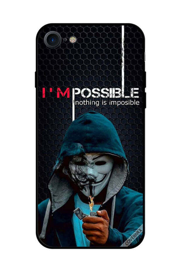 غطاء حماية لهاتف iPhone SE 2020 - أنا ممكن، لا شيء مستحيل