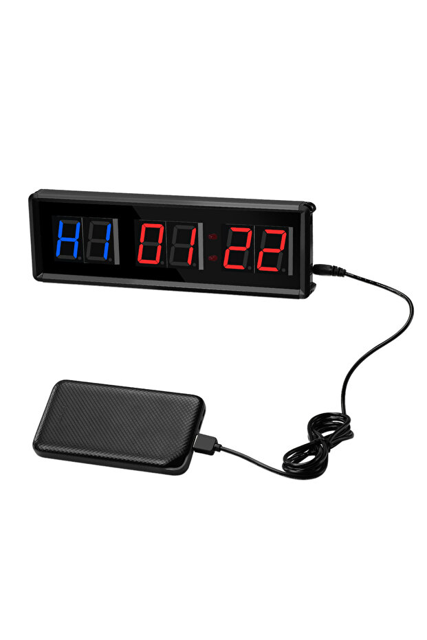 جهاز تحكم عن بعد قابل للبرمجة بمؤقت LED مؤقت كروس فيت مؤقت مؤقت للجراج ساعة تدريب رياضية ... - 8