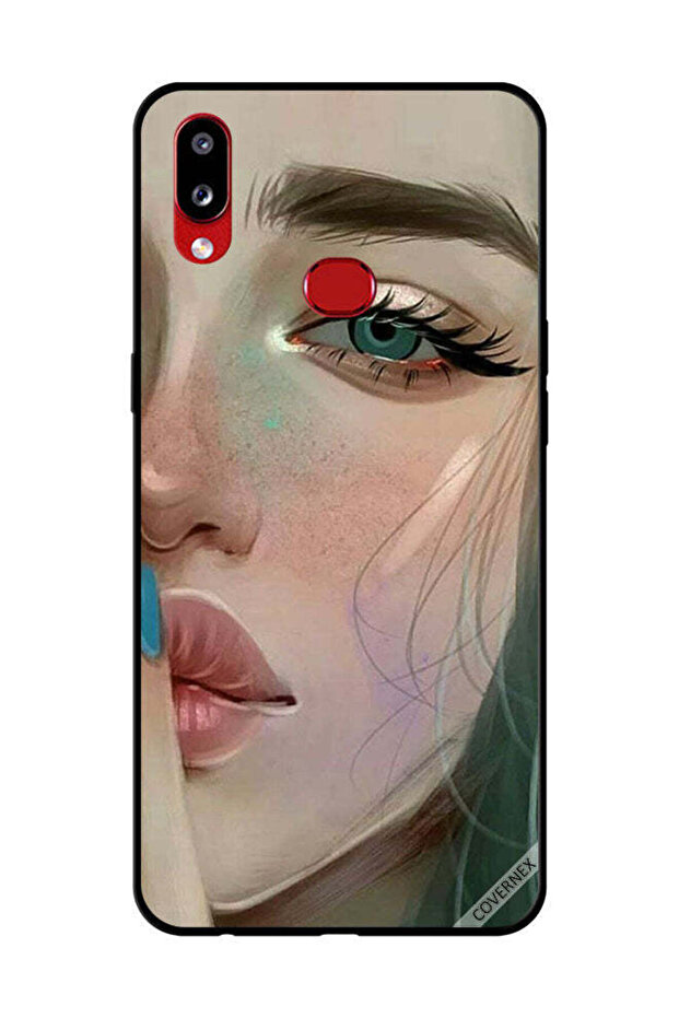 غطاء حماية لهاتف سامسونج جالكسي A10s، ششش، إنها حزينة
