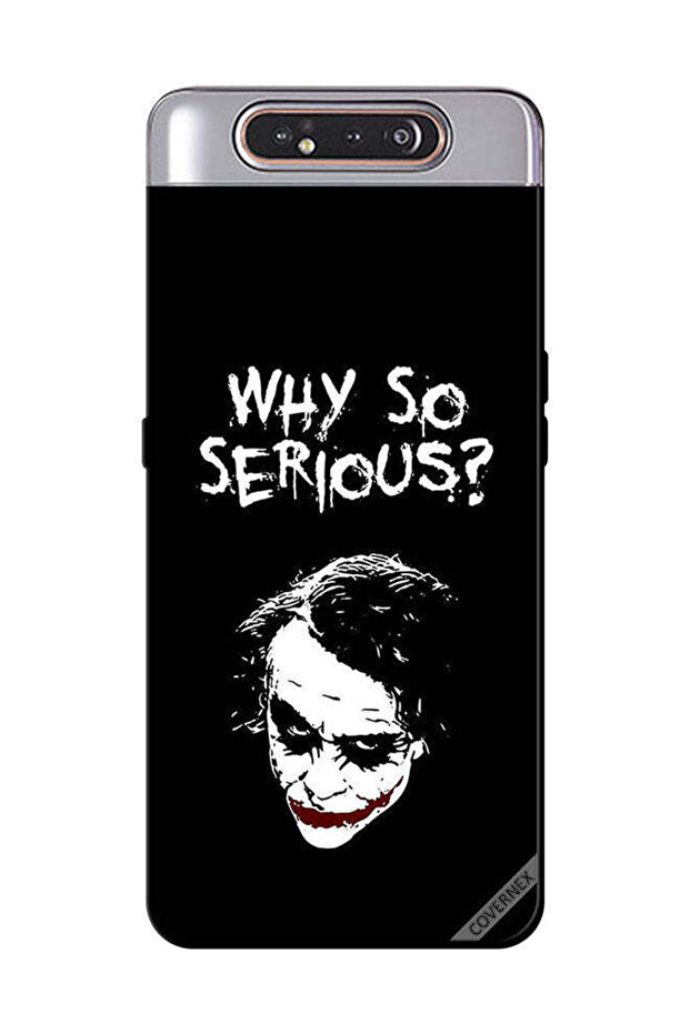 Protective Case Cover For Samsung Galaxy A80 Why So Serious B&w