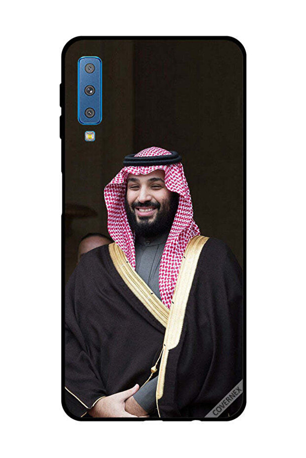 غطاء حماية لهاتف سامسونج جالاكسي A7 2018 محمد بن سلمان مبتسمًا