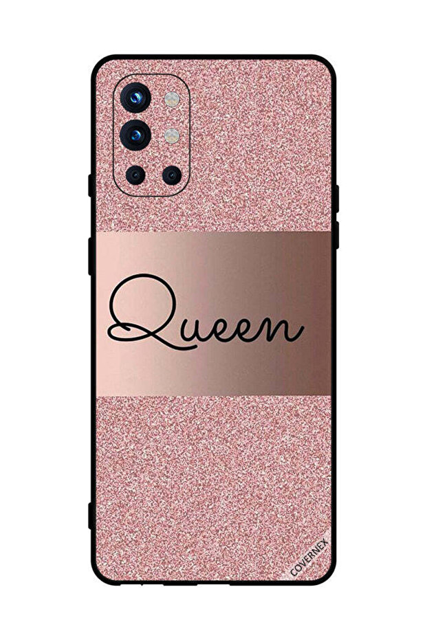 غطاء حماية لهاتف OnePlus 9R - Queen Glitters Bg