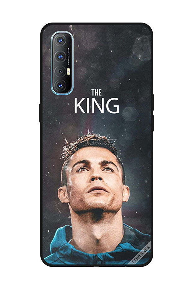 غطاء حماية لهاتف OPPO Reno 3 Pro رونالدو الملك