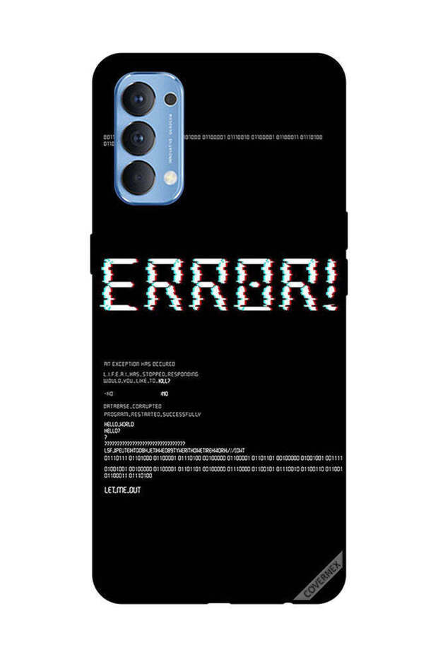 غطاء حماية لهاتف OPPO Reno 4 4G Error