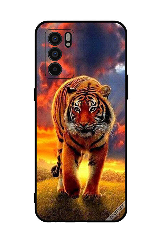 غطاء حماية لهاتف Oppo Reno6 5G Leopard