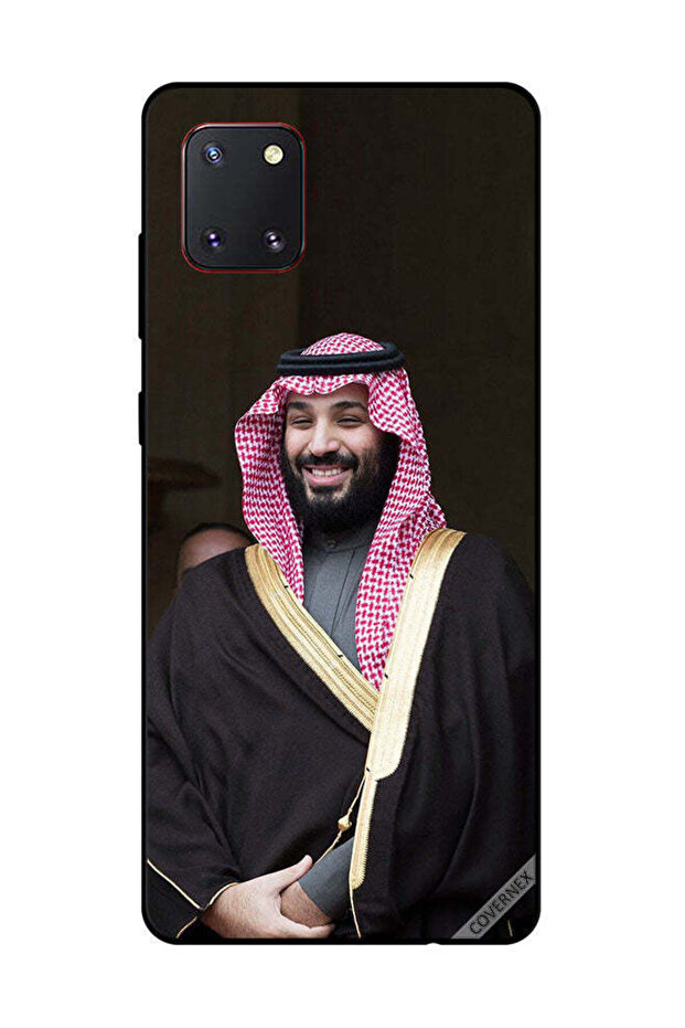 غطاء حماية لهاتف سامسونج جالكسي نوت 10 لايت محمد بن سلمان مبتسمًا