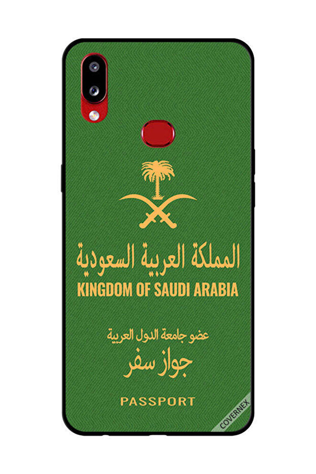 غطاء حماية لهاتف سامسونج جالكسي A10s جواز سفر المملكة العربية السعودية
